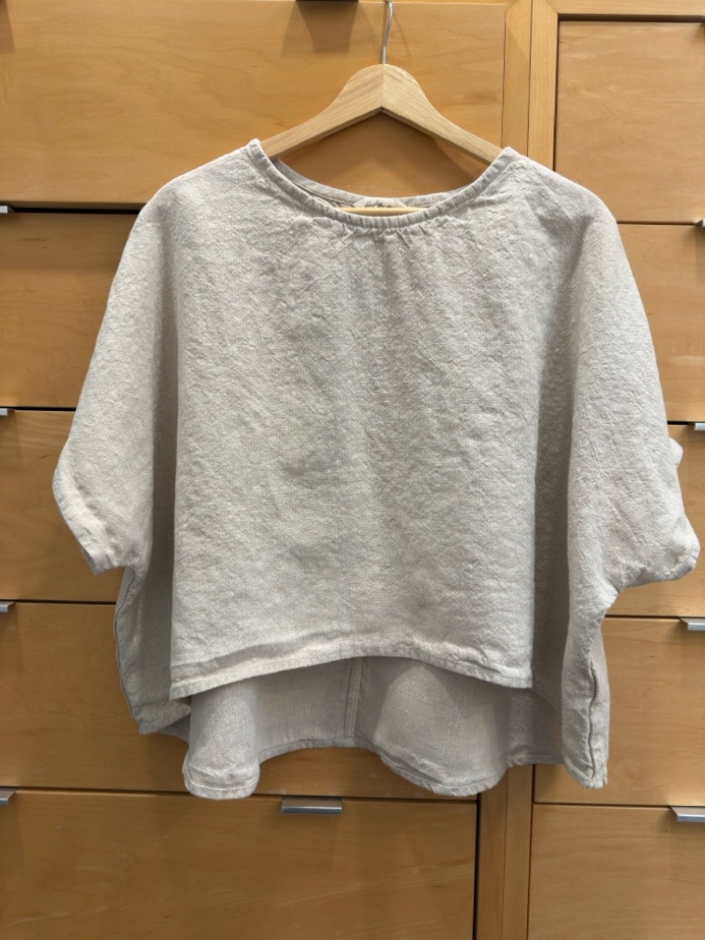 Elizabeth Suzann Linn Shirt in Flax Linen Sz Sm/Md